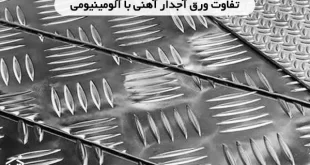 تفاوت ورق آجدار آهنی با آلومینیومی