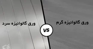 تفاوت ورق گالوانیزه گرم و سرد