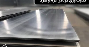 تفاوت ورق فولادی گرم و سرد