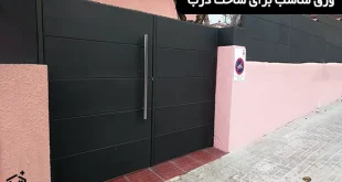 ورق مناسب برای ساخت درب