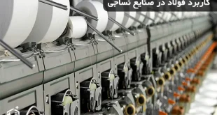 کاربرد فولاد در صنایع نساجی