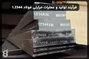 فرآیند تولید و عملیات حرارتی فولاد 1.2344
