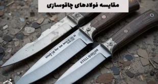 مقایسه فولادهای چاقوسازی Ck75، 1.2379 و استیل 420