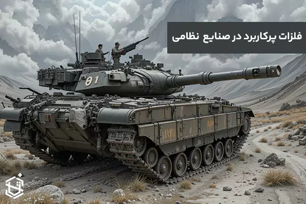 فلزات پرکاربرد در صنایع دفاعی و نظامی: بررسی جامع