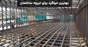 بهترین میلگرد برای تیرچه ساختمان