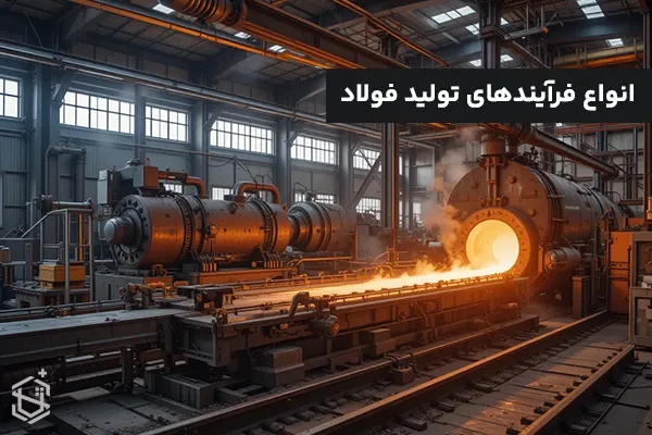 انواع فرآیندهای تولید فولاد: بررسی کامل روشها و مقایسه آنها