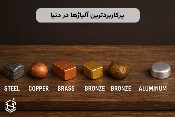 پرکاربردترین آلیاژها در دنیا