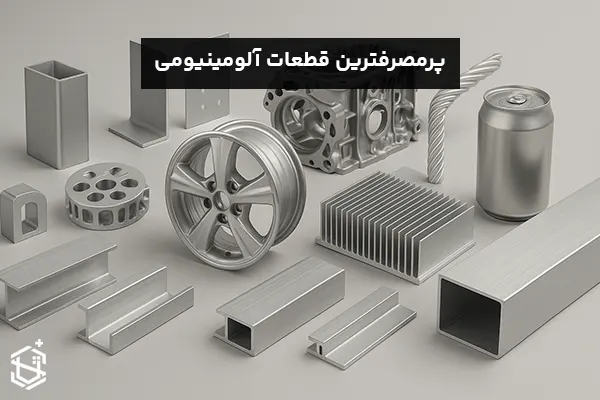 پر مصرفترین قطعات آلومینیومی