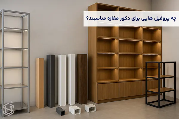 چه پروفیل هایی برای دکور مغازه مناسبند؟