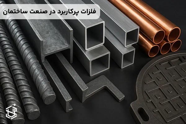 فلزات پرکاربرد در صنعت ساختمان