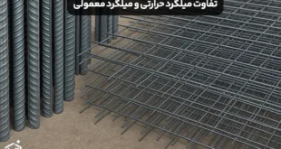 تفاوت میلگرد حرارتی و میلگرد معمولی + مشخصات