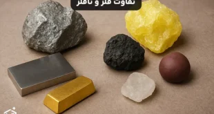تفاوت فلز و نافلز چیست؟