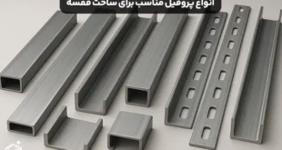 انواع پروفیل مناسب برای ساخت قفسه های صنعتی و خانگی