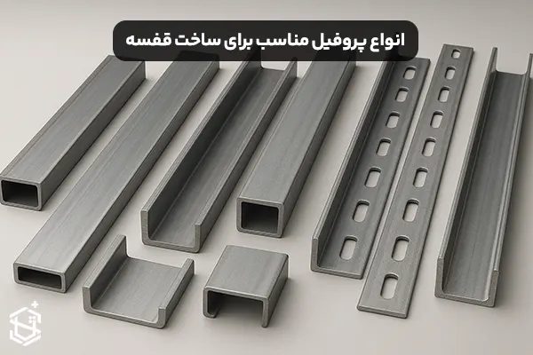 انواع پروفیل مناسب برای ساخت قفسه های صنعتی و خانگی
