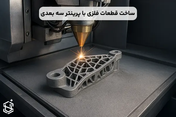 ساخت قطعات فلزی با پرینتر سه بعدی