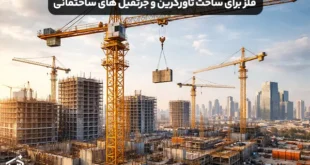 برای ساخت تاورکرین و جرثقیل های ساختمانی از چه فلزی استفاده می شود؟