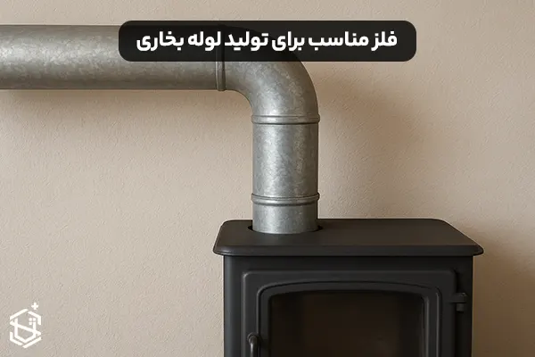 فلز مناسب برای تولید لوله بخاری