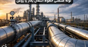 لوله صنعتی برای مسیر خطوط انتقال بخار یا روغن