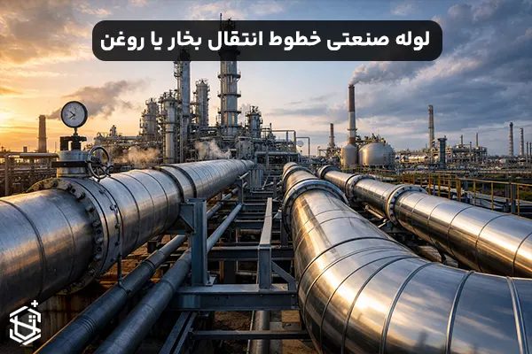 لوله صنعتی برای مسیر خطوط انتقال بخار یا روغن