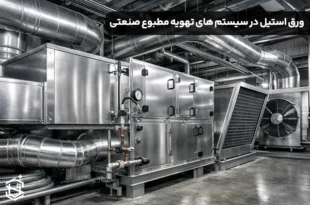 بررسی کاربرد ورق استیل در سیستم‌ های تهویه مطبوع صنعتی