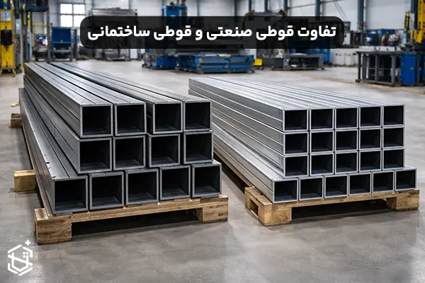 تفاوت قوطی صنعتی و قوطی ساختمانی چیست؟