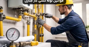 قوانین لوله کشی گاز منازل