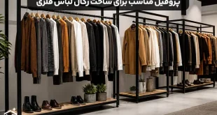 انتخاب پروفیل مناسب برای ساخت رگال لباس فلزی