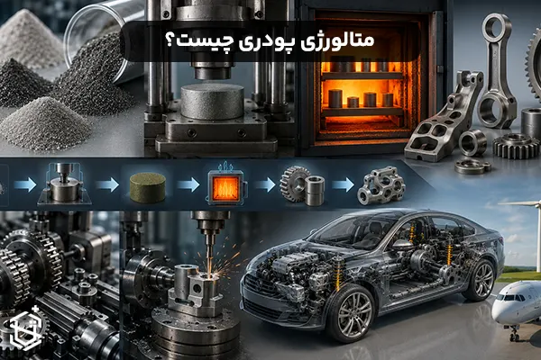 متالورژی پودری چیست؟ فرآیند، مزایا و کاربردها