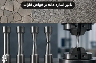 تأثیر اندازه دانه بر خواص فلزات و رابطه آن با استحکام