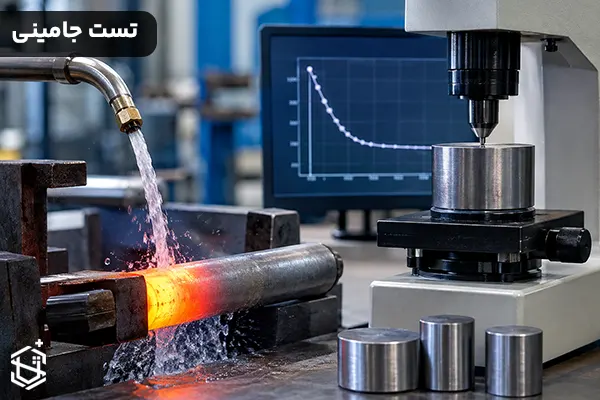 تست جامینی چیست؟ روش اندازهگیری سختی پذیری فولاد