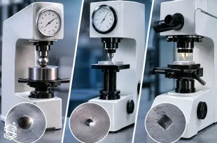 تفاوت سختی برینل، راکول و ویکرز؛ مقایسه روش های سختی سنجی