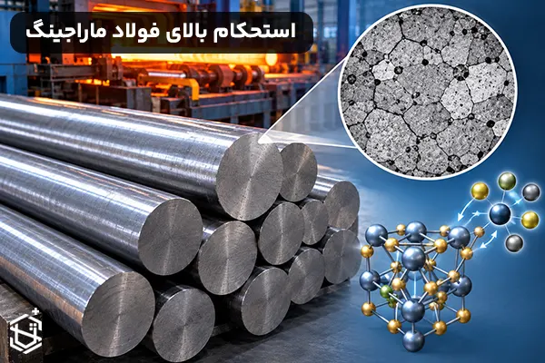 چرا فولاد ماراجینگ با وجود کربن کم، استحکام بالایی دارد؟